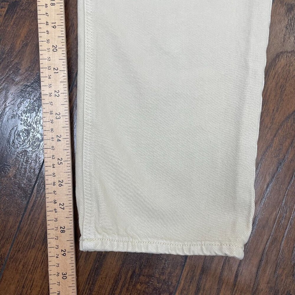 Old Navy Jeans 16 Tall High-Rise Slouchy Straight Crop Sand Non-Stretch Women's - Picture 10 of 12